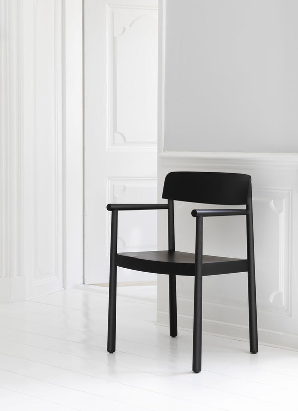 Chaise avec accoudoirs Timb — Black