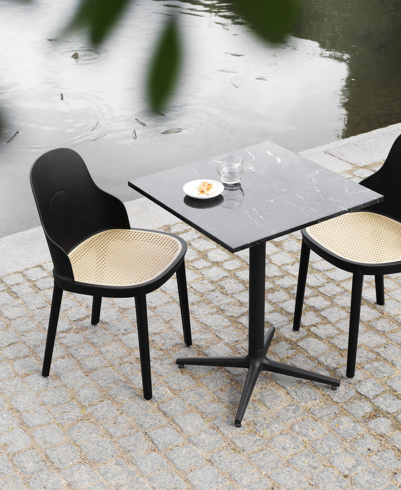 Table de café Allez 4L H75 carrée — Marble
