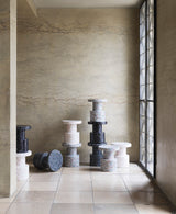Tabouret Bit — White Multi