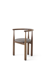 Chaise Bukowski — Walnut w. Osborne & Little Carnavon Cacao Stone