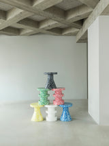 Tabouret Bit Cone — Black/White