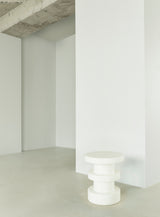 Tabouret Bit Stack — White / White