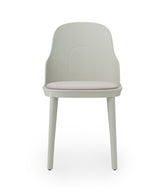 Chaise Allez Uph. Canvas/ PP — Warm Grey