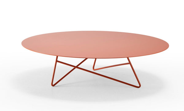 Table basse Ermione en métal — Terracotta Coccio
