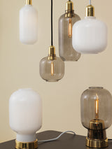 Lampe de table Amp Brass — Smoke/Brass