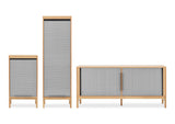Cabinet Jalousi High — Gris