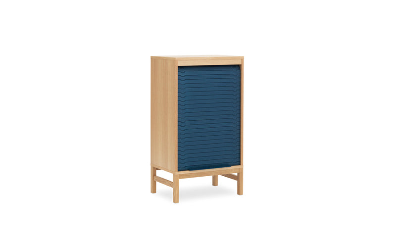 Cabinet Jalousi Low — Dark Blue