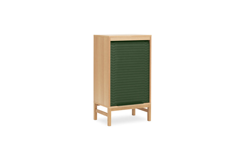 Cabinet Jalousi Low — Dark Green