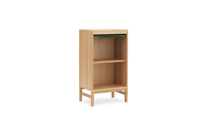 Cabinet Jalousi Low — Dark Green