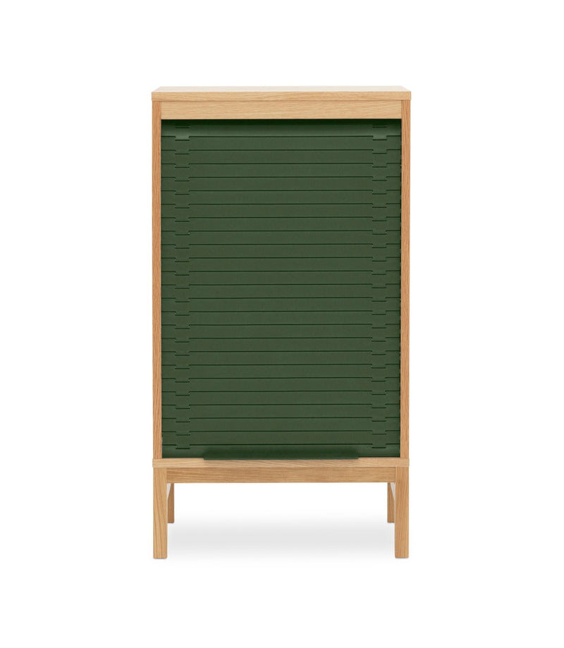 Cabinet Jalousi Low — Dark Green