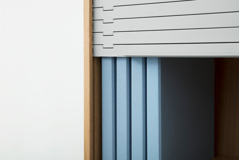 Cabinet Jalousi High — Gris