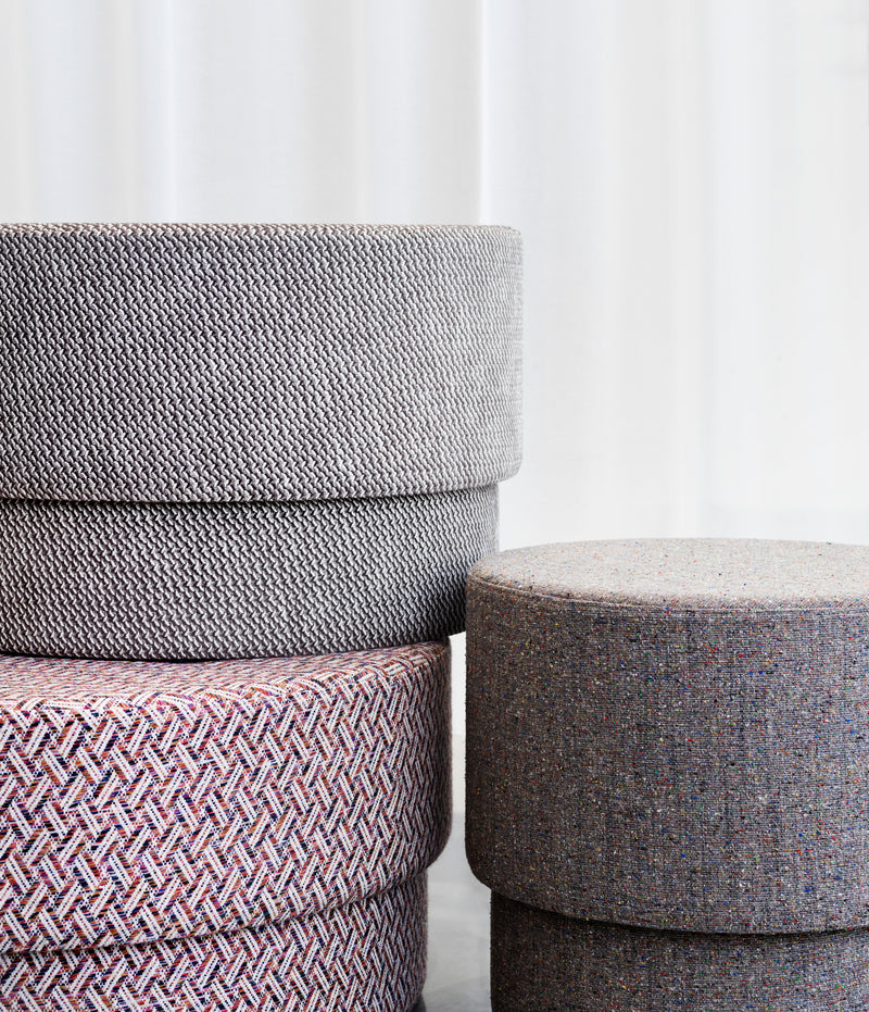 Pouf Silo Medium — Navy Blue/Albagia 288