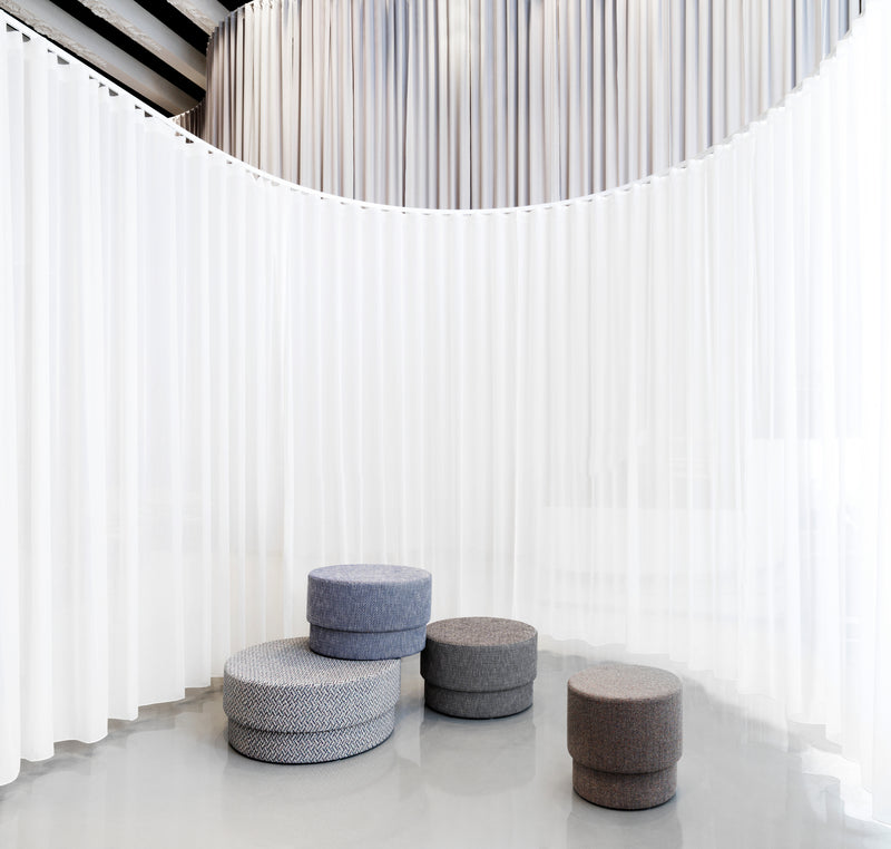 Pouf Silo Medium — Navy Blue/Albagia 288