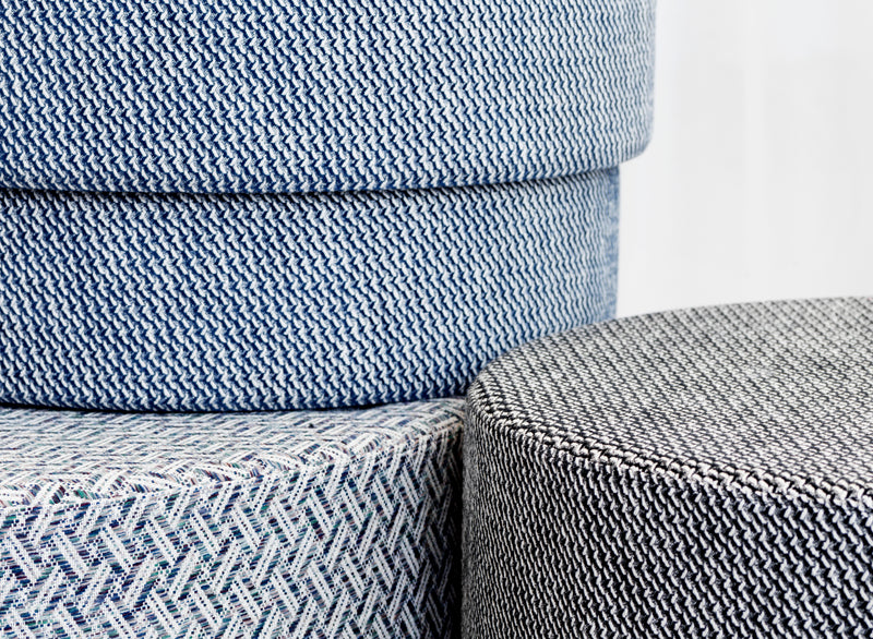 Pouf Silo Medium — Navy Blue/Albagia 288