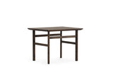 Table basse Grow 50 x 60 cm. Stained Oak — Smoked oak