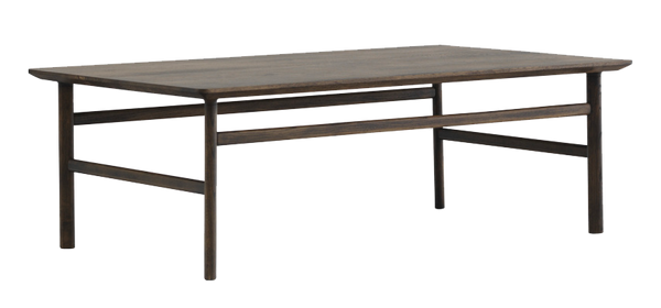 Table basse Grow 70 x 120 cm. Stained Oak — Smoked oak