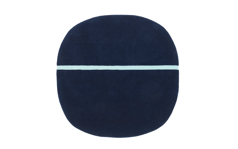 Tapis Oona Blue — 140x140cm