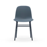Chaise Form en acier — Bleu