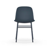 Chaise Form en acier — Bleu