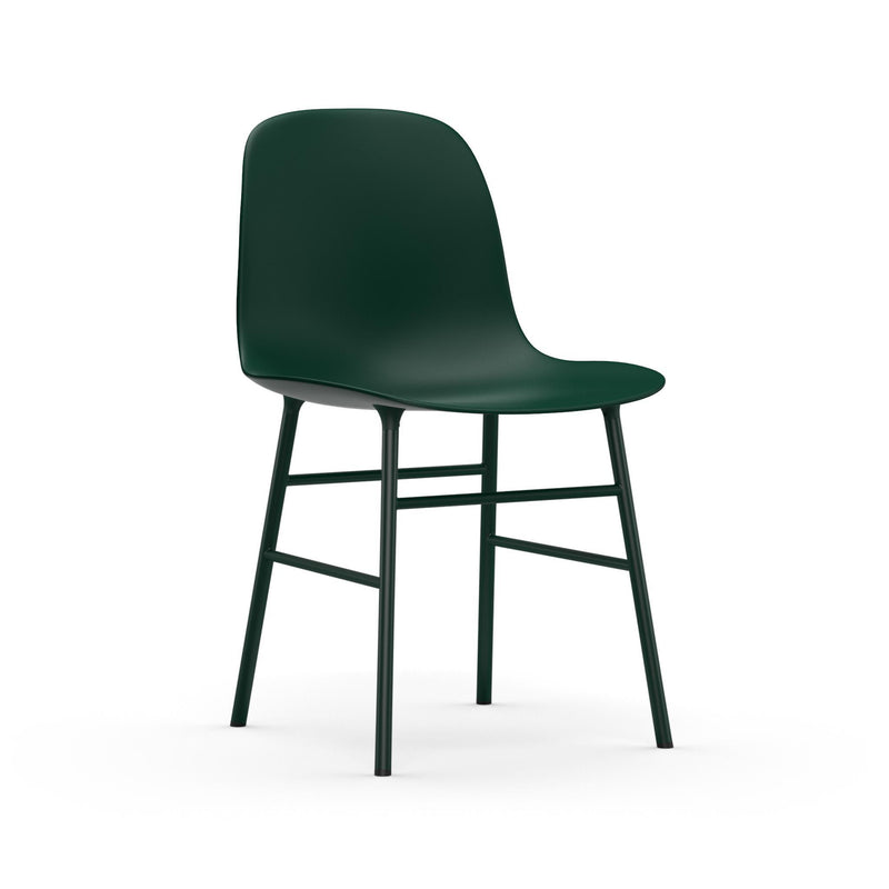 Chaise Form Steel — Green