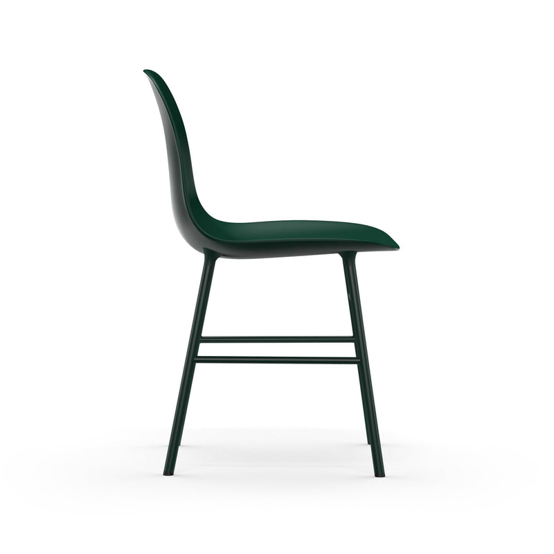 Chaise Form Steel — Green