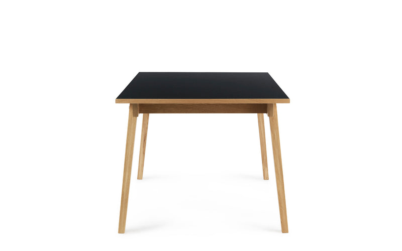 Table de diner Slice 90 x 200 Linoleum — Linoleum Black