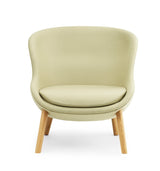 Fauteuil Hyg Low en chêne — Beige