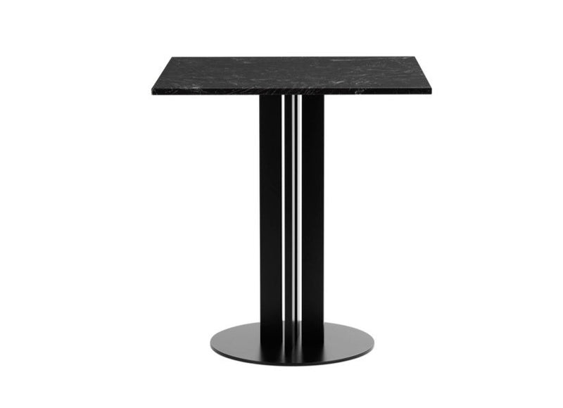 Table de café Scala H75 70x70 cm — Marble Black