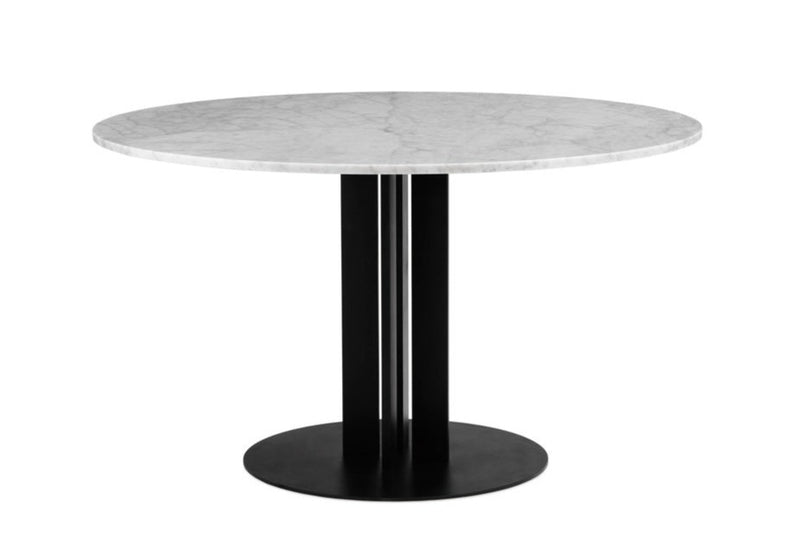 Table de diner Scala H75 Ø130 cm — Marble White