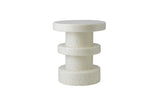 Tabouret Bit Stack — White / White