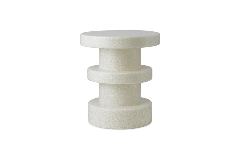 Tabouret Bit Stack — White / White