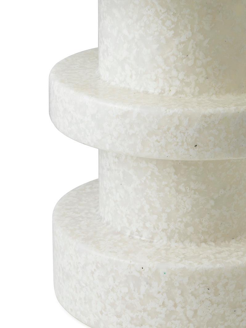 Tabouret Bit Stack — White / White