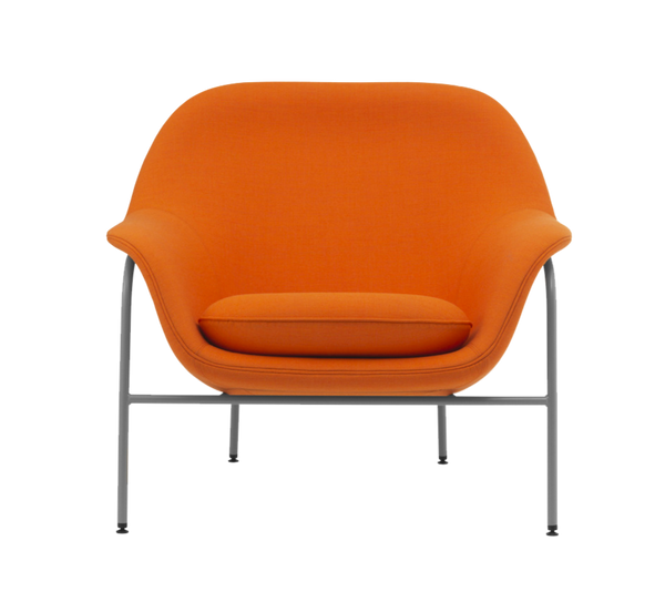 Fauteuil Drape Low en acier — Remix