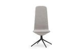 Chaise de bureau Off High 4L — Noir Aluminum Remix