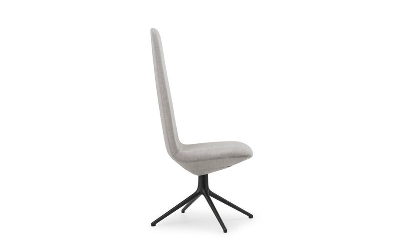 Chaise de bureau Off High 4L — Noir Aluminum Remix