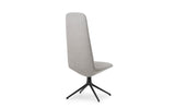 Chaise de bureau Off High 4L — Noir Aluminum Remix