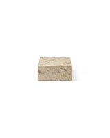 Table basse en marbre Plinth — Low sable
