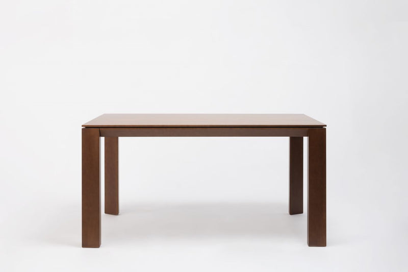 Table Iru rallonge 150x90cm — Hêtre teinté