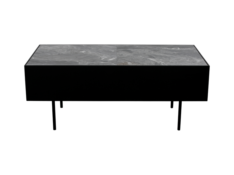 Table basse Accent — Gris clair