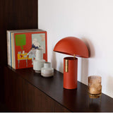 Lampe et enceinte Alto — Terracotta & Doré
