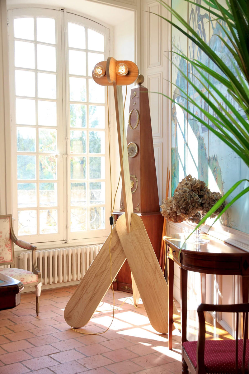 Lampadaire Girafe — Frêne