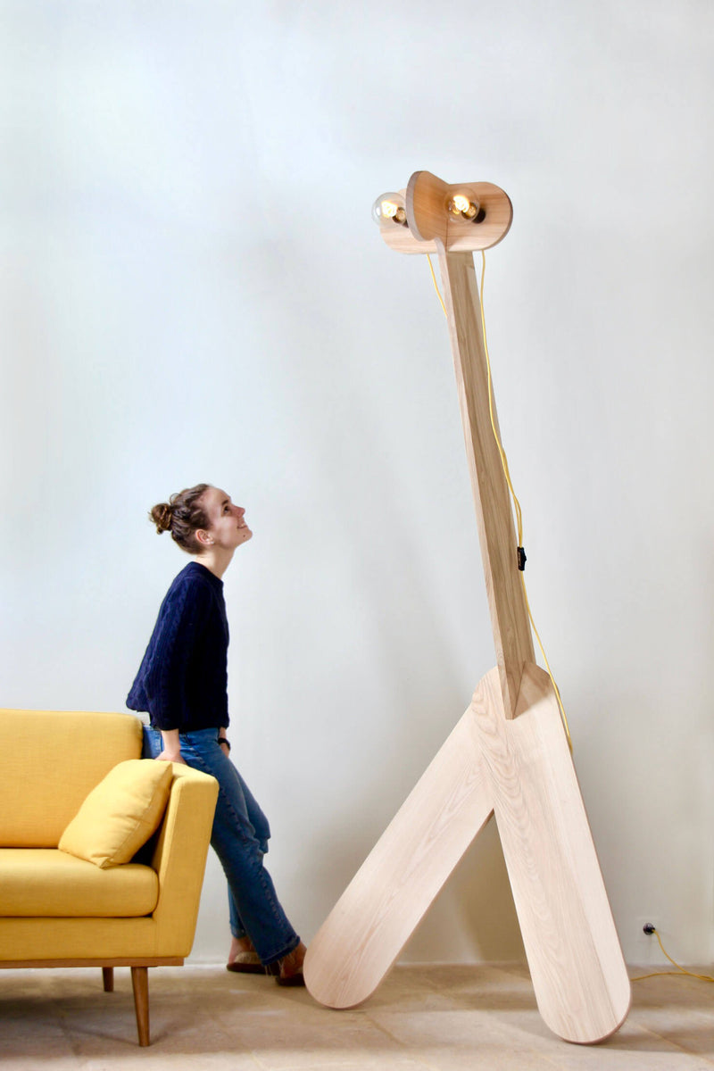 Lampadaire Girafe — Frêne
