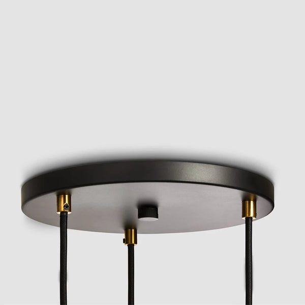 Suspension Triple Pendant Sphere IV Noir — Chêne