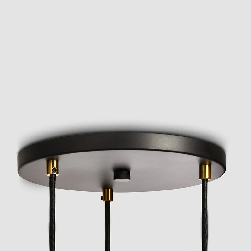 Suspension Triple Pendant Sphere IV Noir — Noyer