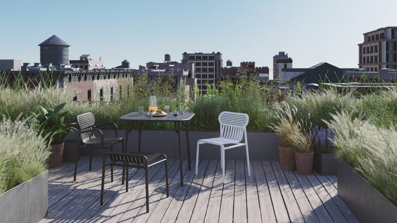Chaise avec accoudoirs Weekend — Noir