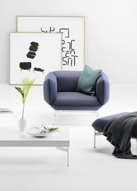 Fauteuil SEGMENT — Violet