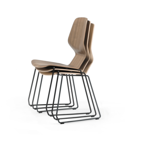 Chaise OBLIKANT luge — Chêne