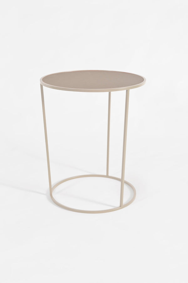 Table d'appoint Costance Rotondo — Gris Canapa