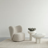 Table basse Crown (basse) — Blanc