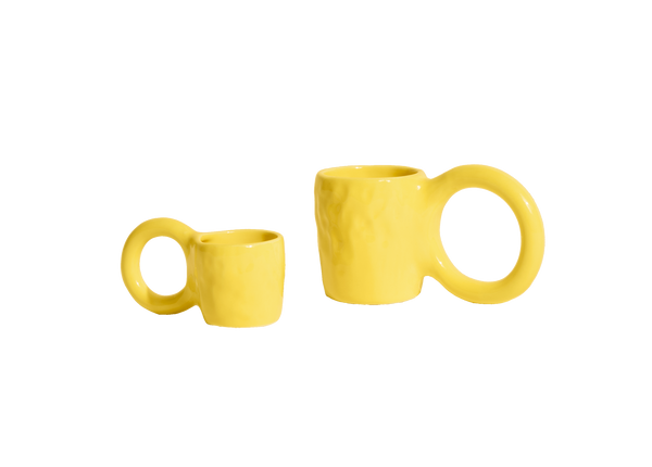 Tasse à café Donut Lot de 2 — Citron
